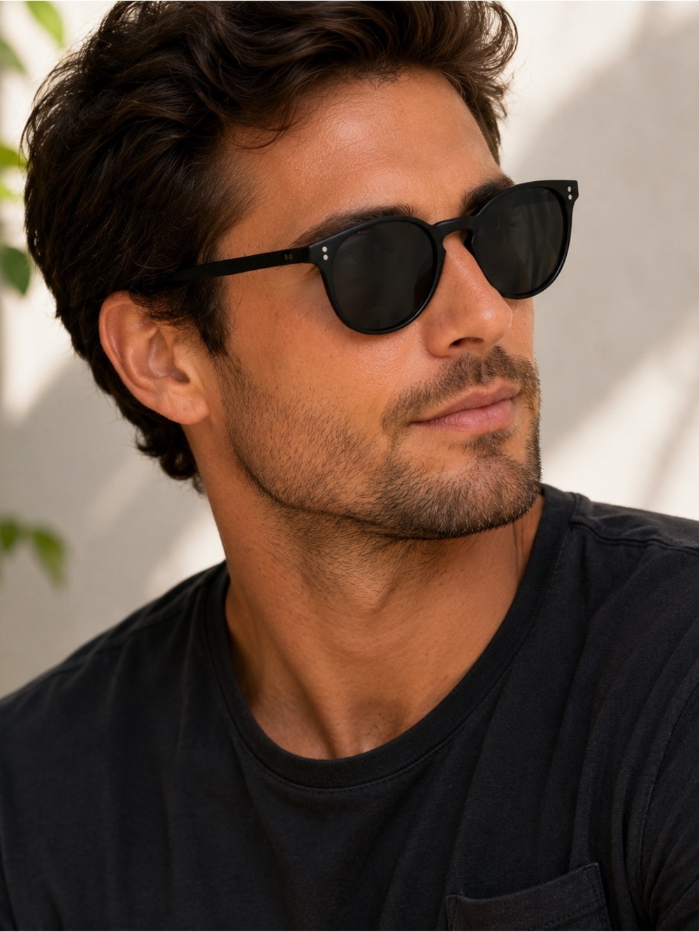 Oliver Peoples Finley Esq. Sun Polarized Black Sunglasses Unisex 51-20